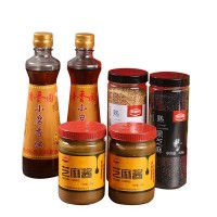 廠家批發(fā)小磨芝麻麻汁香油禮盒套裝 涼皮拌菜家用芝麻醬廚房調料